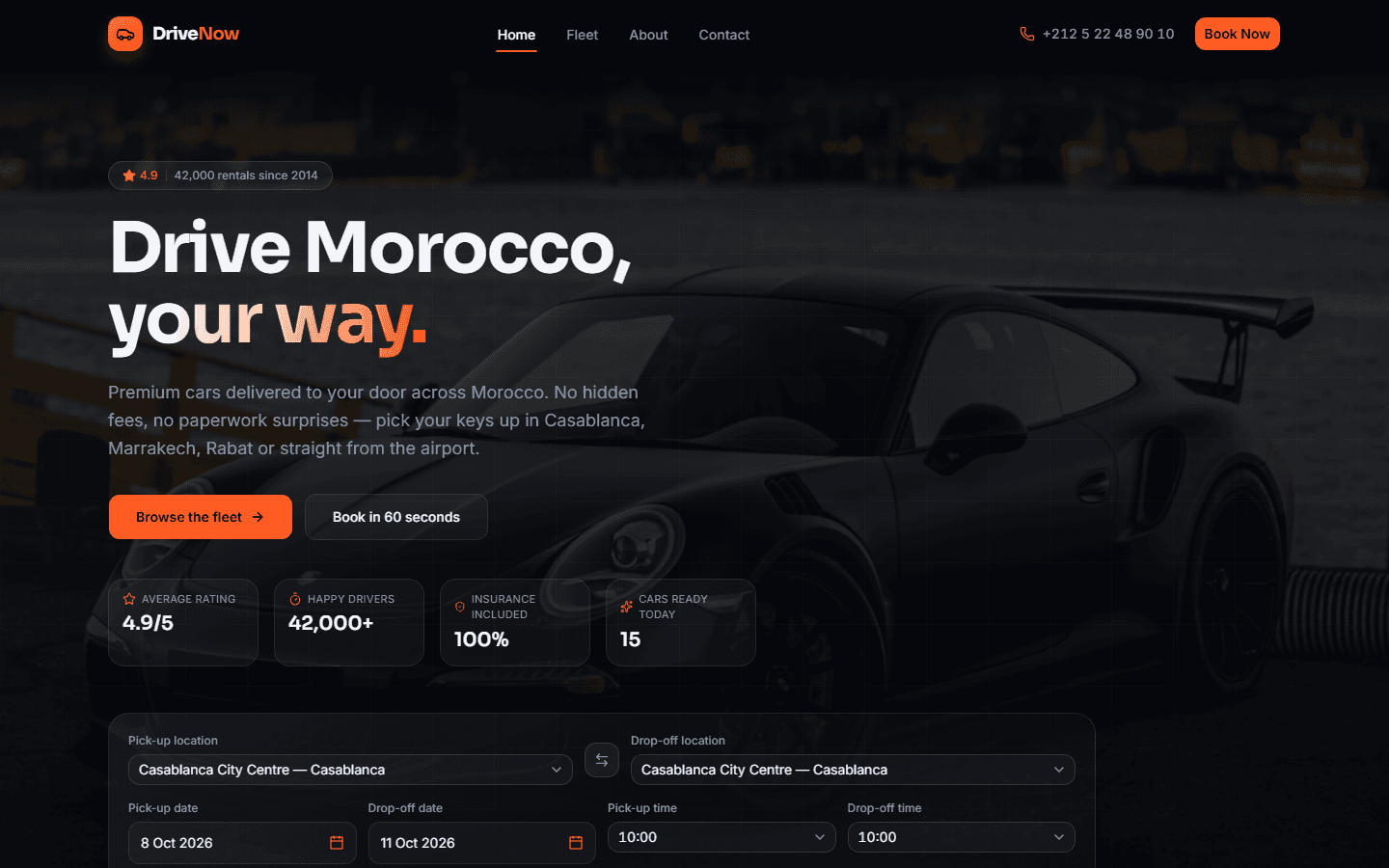 Location de voitures — Safar Cars